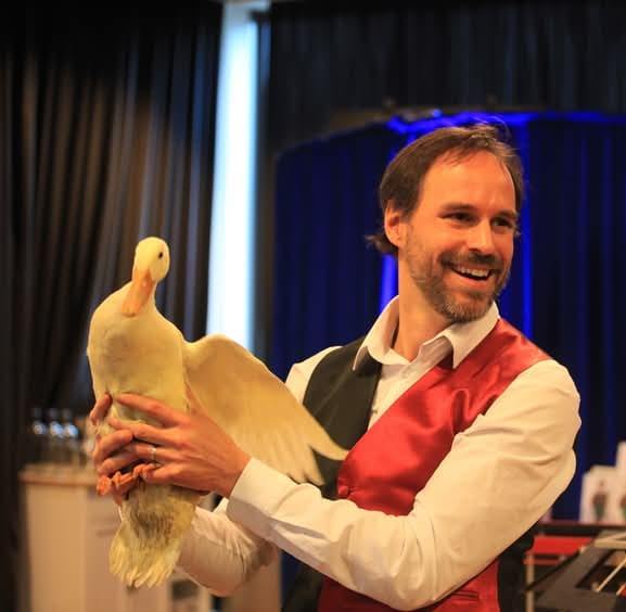 Dieter Vanwezer tijdens een voorstelling